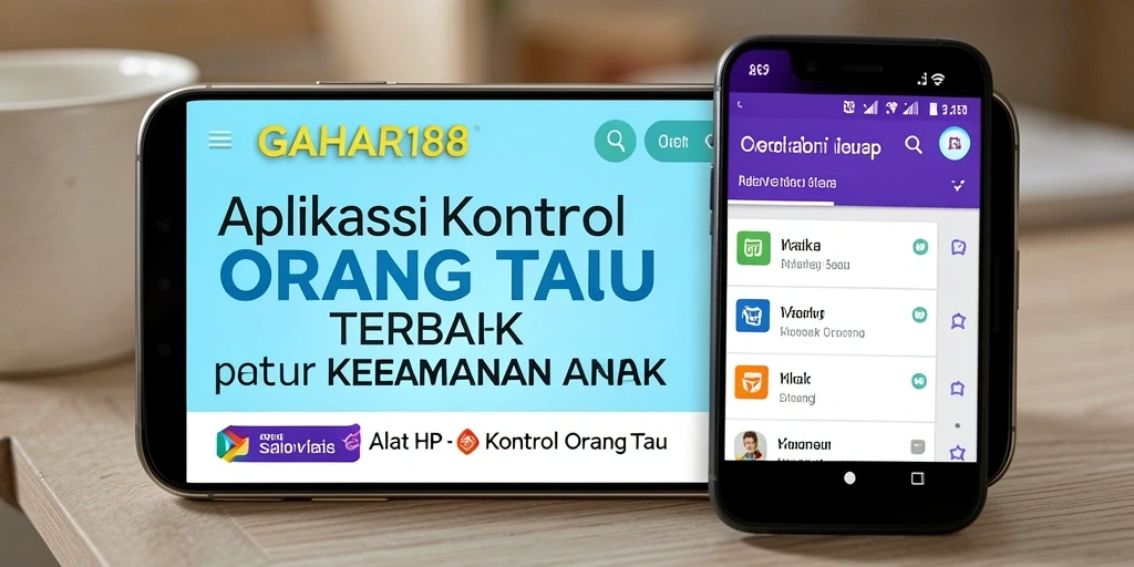 Antarmuka GAHAR188 menunjukkan fitur kontrol orang tua yang lengkap.