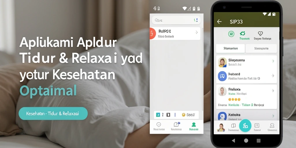 Antarmuka intuitif SIP33 yang mendukung tidur dan relaksasi.